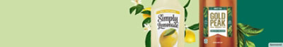 Simply Lemonade and Gold Peak products.