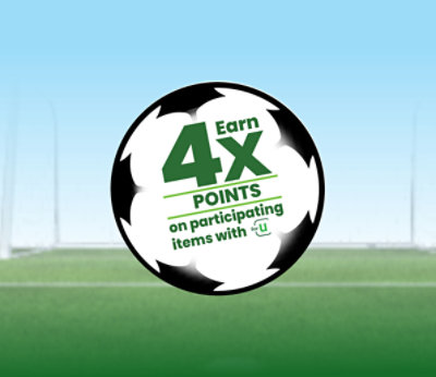 Earn 4x points on participating items with forU