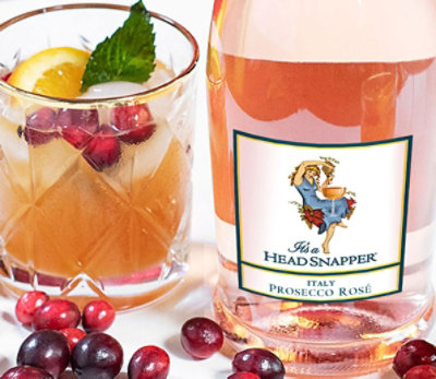 Orange Cranberry Bourbon with It’s A Headsnapper Prosecco Rose Recipe