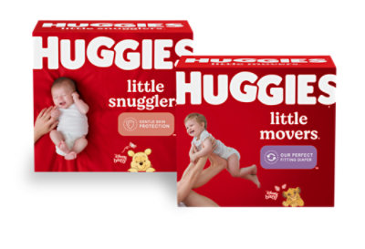 Huggies Little Snugglers Diapers Size 1 (8-14LB) Jumbo 32CT