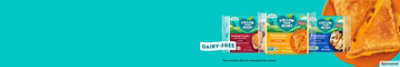 Dairy-Free Follow Your Heart Cheese slices product with text *See nutrition facts for saturated fat content.