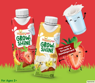 Grow & Shine. For Ages 2+.