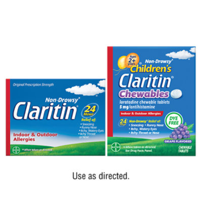 non drowsy claritin or childrens claritin Acme Coupon