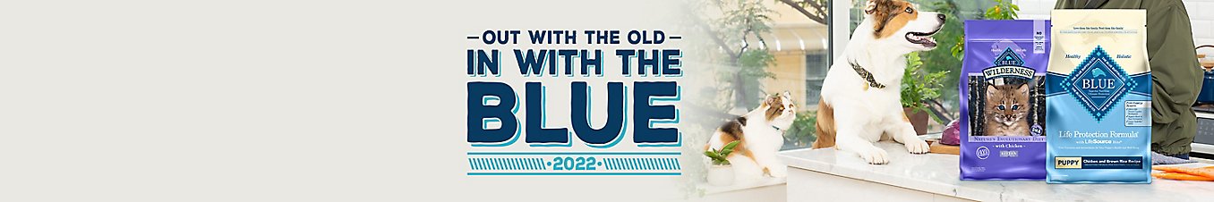 Make it a BLUE year! Switch to delicious and healthy BLUE foods and treats for your pets.