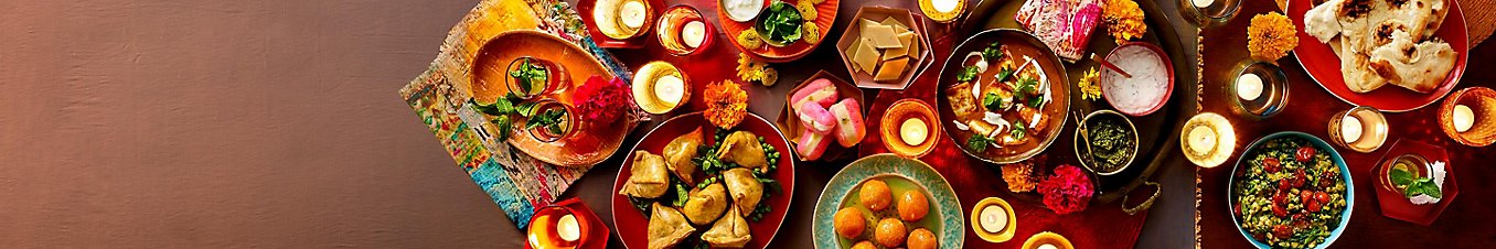 Celebrate Diwali with traditional foods and snacks.
