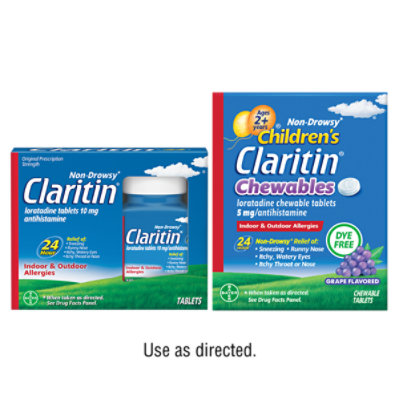 non drowsy claritin or childrens claritin Safeway Coupon