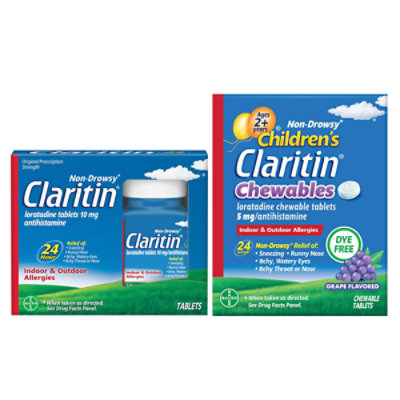 non drowsy claritin or childrens claritin Acme Coupon