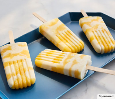 Greek Yogurt Mango Popsciles 