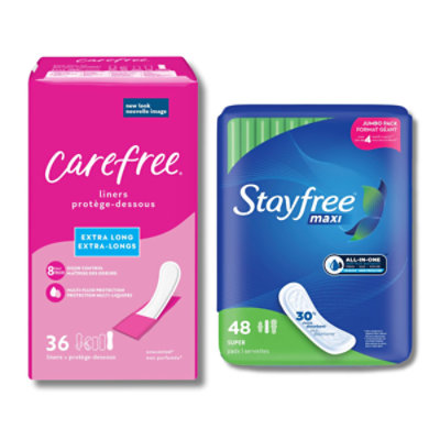 carefree or stayfree Acme Coupon