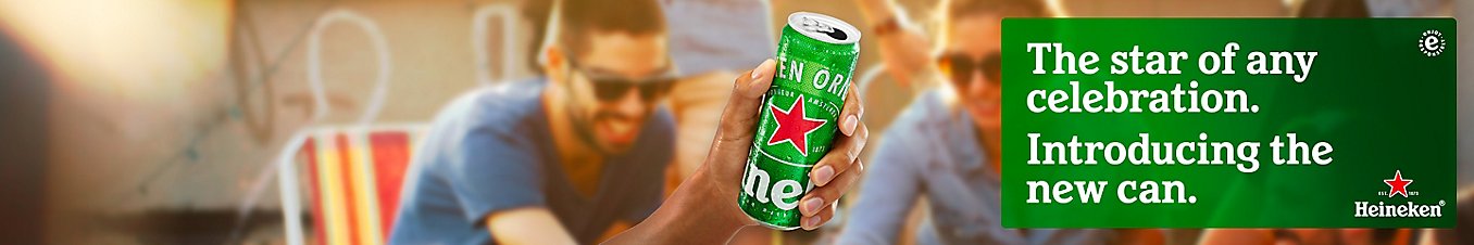 The star of any celebration. Introducing the new can.