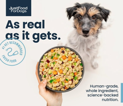  JustFoodForDogs. Real food - fresh ingredients.