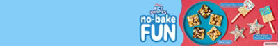 Kellogg's Rice Krispies No-Bake Fun S'Mores Treats, Dipper Treats and Stars and Stripes Treats.