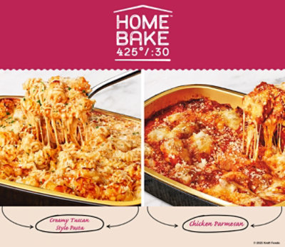 Home Bake Creamy Tuscan Style and Chicken Parmesan