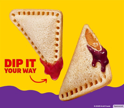 Image of two Lunchables peanut butter and jelly sandwiches.