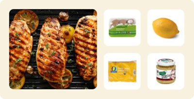 Lemon grilled chicken bundle