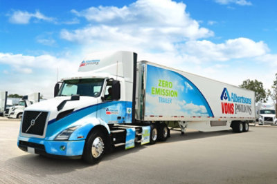 Albertsons companies warehouse truck