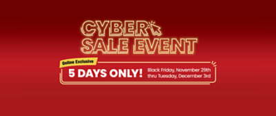 7 Day Cyber Sale!