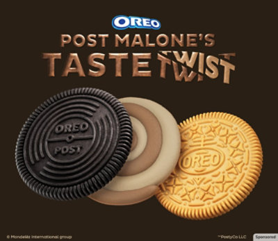 Post Malone Taste Twist OREO Cookies. Try Posty's OREO Cookies.