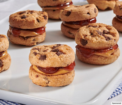 Recipe image of CHIPS AHOY! PB&J Cookie Sandwiches.