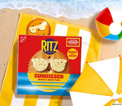Product image of the RITZ Limited Edition Sunkissed Crackers.