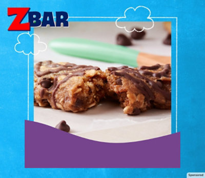 Picture of a Zbar. Blue background