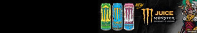 Juice Monster featuring three Juice Monster flavors including the callout of the new Viking Berry. 