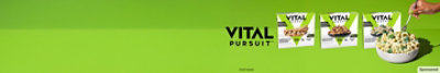 Vital Pursuit™ box on a green backgound