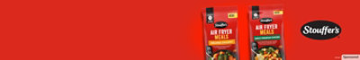 Packages of Stouffer's Air Fryer Meals.