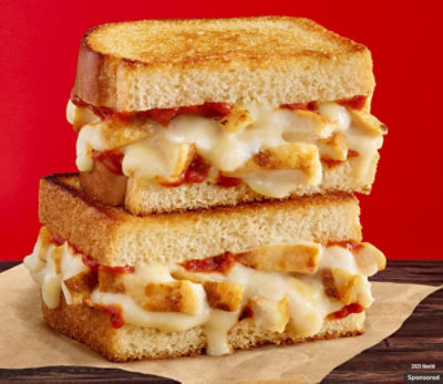 Stouffer's Melt-FULLS® sandwich, warmed up and ready to eat.