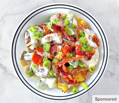 Creamy Ranch Smashed Potato Salad