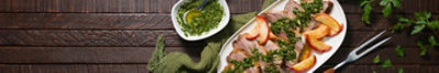 Pork Shoulder with Apple Cider Chimichurri