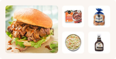Pulled pork sandwich