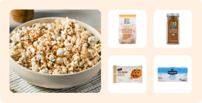 Pumpkin spice popcorn