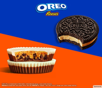 Image of OREO Reese's Cookie and REESE'S OREO Cups. Try today.