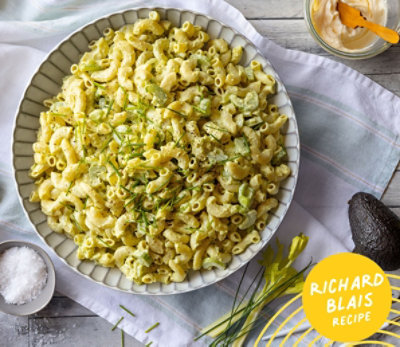 Richard Blais Recipe Image of Avocado Macaroni Salad