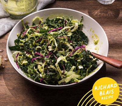 Richard Blais Recipe Image of Kale Slaw with Lemon Dressing