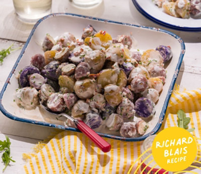 Richard Blais Recipe Image of Potato Salad with Horseradish Kefir Ranch