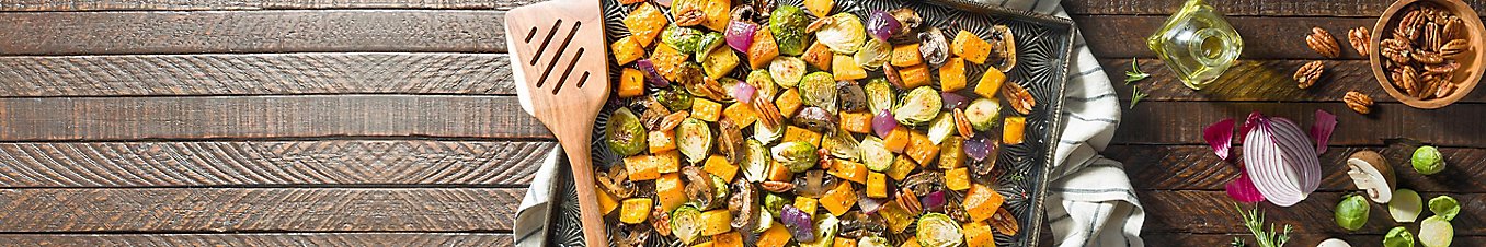 Roasted Fall Medley made with a blend of fall vegetables