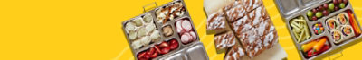 Turkey Pickle Rollups, Banana Yogurt Cake, Rainbow Rollup Sandwiches