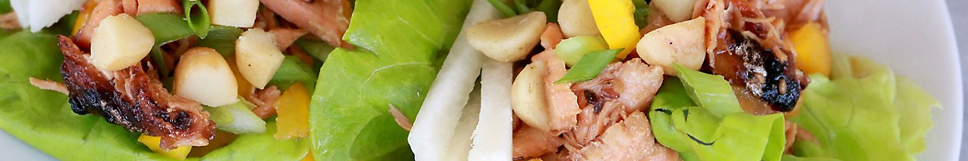 Salmon Teriyaki Lettuce Wraps