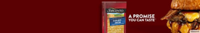 Sargento Colby-Jack Cheese package next to the Ultimate Western Barbecue Burger.