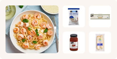 Shrimp pasta 