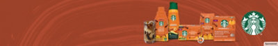 An assortment of Starbucks pumpkin spice-flavored coffee and creamer. 