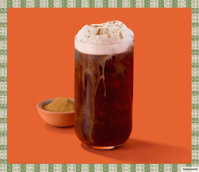 Recipe image of Pumpkin Whipped Cream Cold Brew.