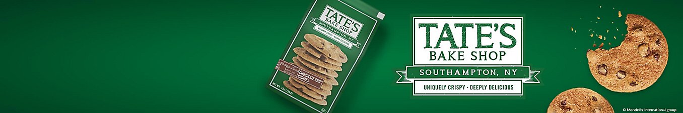 Tate’s Bake Shop- Uniquely Crispy – Deeply Delicious Cookies 