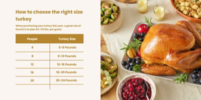 Save on Our Brand Young Turkey Whole Grade A Frozen Order Online