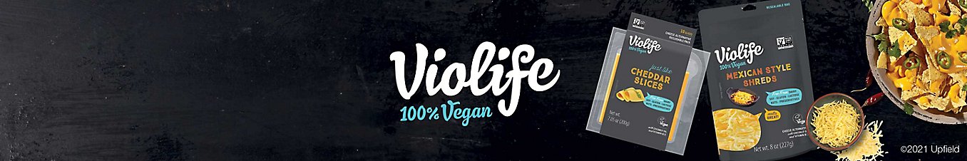  Violife 100% vegan cheese
