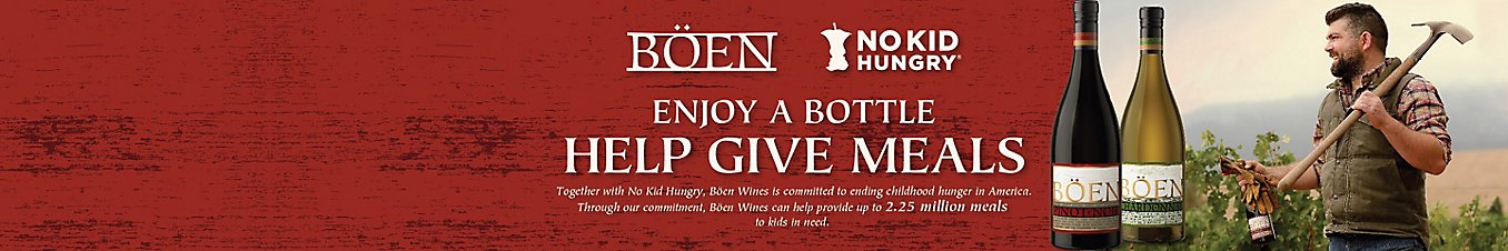 With No Kid Hungry, Boen Wines is helping to end child hunger in the US by providing up to 2.25 million meals to kids in need