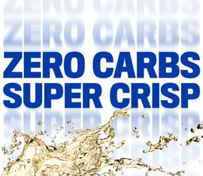 Zero Carbs, Super Crisp, Light Beer