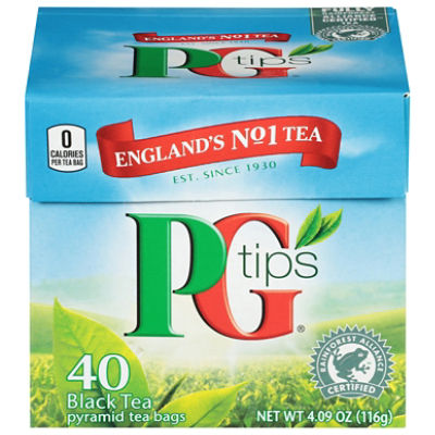 PG Tips Black Tea - 40 Count - vons